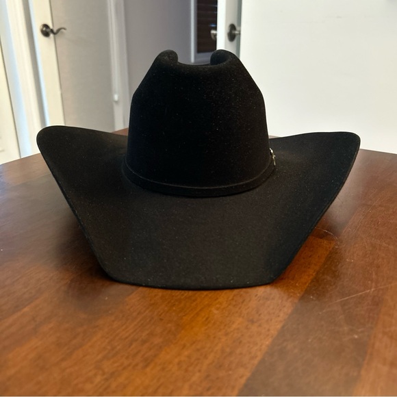 20x Black Gold Beaver Cowboy Hat - Resistol - Worn 1x 6 5/8 Long Oval w/ Hat Can